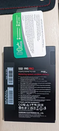 اس اس دی اینترنال سامسونگ مدل ™PRO 990 PCIe®4.0 NVMe ظرفیت چهار ترابایت