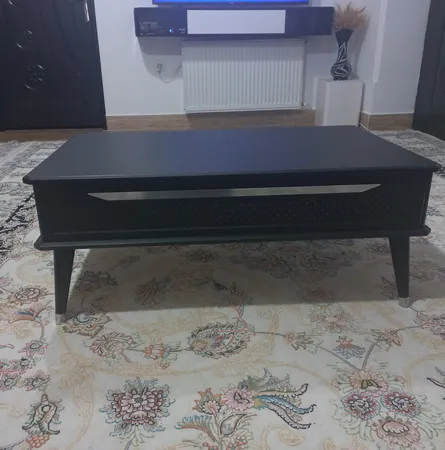 میز جلومبلی میز چوب مدل لاکچری مجموعه 4 عددی