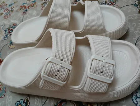 دمپایی مردانه مدل دوبنده سگک دار برسام کد 1411-CR