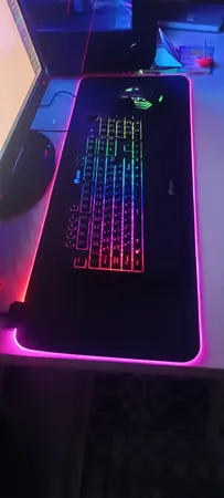 ماوس پد مخصوص بازی مدل RGB 80x30