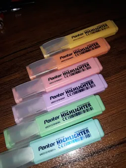 ماژیک علامت گذار پنتر مدل pastel بسته 6 عددی