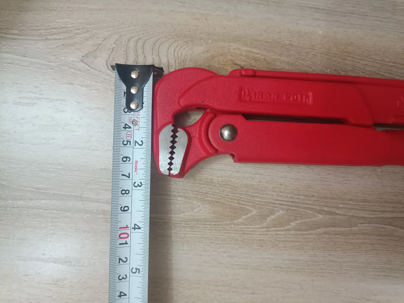 آچار لوله گیر ایران پتک مدل MA-1810 سایز 1/5 اینچ