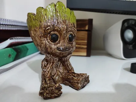 گلدان طرح بچه گروت کد ck118