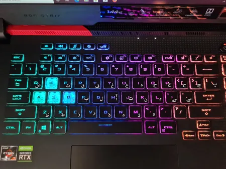 برچسب حروف فارسی کیبورد مدل AS