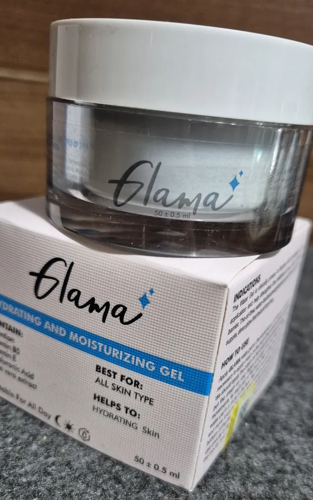 ژل آبرسان و مرطوب کننده گلاما مدل WG مناسب انواع پوست حجم 50 میلی لیتر