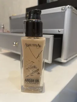 کرم پودر آموتیا مدل روغن آرگان شماره t25 حجم 30 میلی لیتر