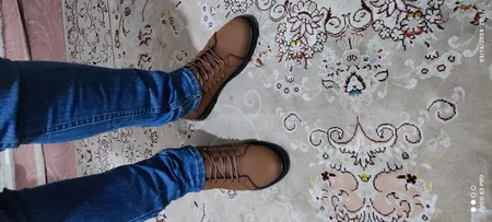 نیم بوت مردانه مدل شیک گام