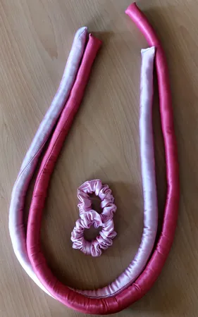 بیگودی مدل کرلی روبان به همراه کش مو بسته 2 عددی