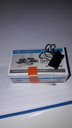 گیره کاغذ سی بی اس سایز 19 میلی متر بسته 12 عددی