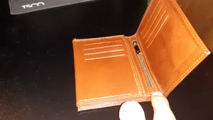 تجریه خرید کیف پول مردانه چرم بارز مدل DM14.1.nw