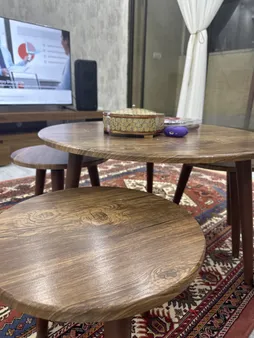 میز پذیرایی مدل گرد 1100 مجموعه 4 عددی