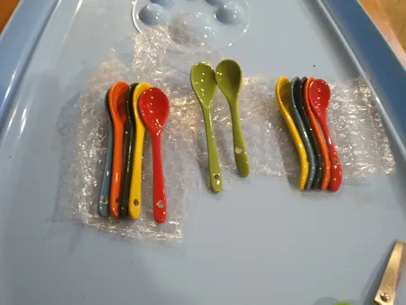 قاشق ادویه مدل SUNHOME کد 52418-S بسته 6 عددی