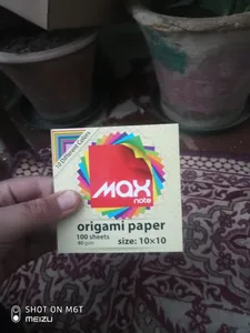 تجریه خرید کاغذ اوریگامی کد K1010 بسته 100 عددی