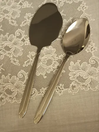 قاشق ناب استیل مدل پالرمو بسته 2 عددی