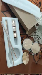 شمعدان مدل رومیزی بسته 3 عددی