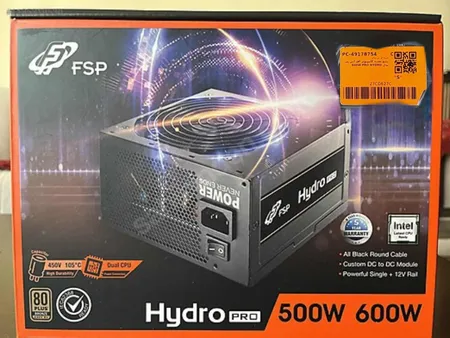 منبع تغذیه کامپیوتر اف اس پی مدل HYDRO PRO 600W