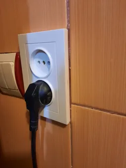 پریز برق دوقلو خیام الکتریک مدل KH8055