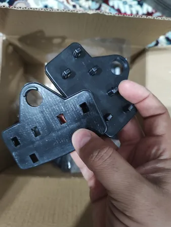 بست توری شید گلخانه مدل ضخیم کد KN6 بسته 12 عددی