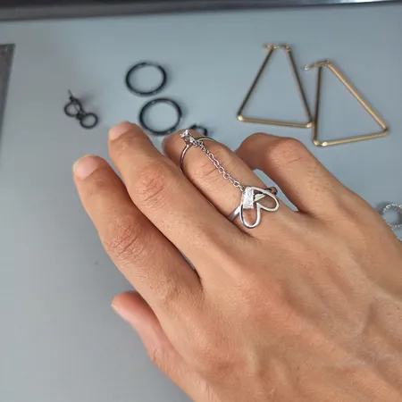 بند انگشتی زنانه ماصرم مدل دو تیکه کد Ri3032