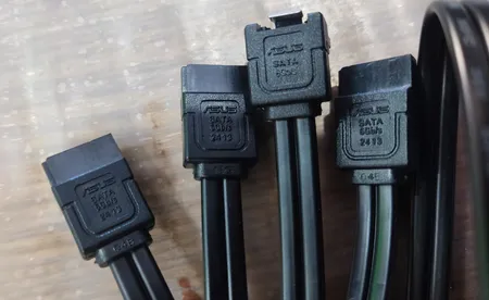 کابل دیتا SATA 3 مدل 12CF1 طول 0.5 متر بسته 2 عددی