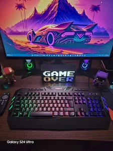 تجریه خرید کیبورد گیمینگ هیسکا مدل HX-KEG400 RGB، سوییچ ممبران، Full-Size نورپردازی RGB