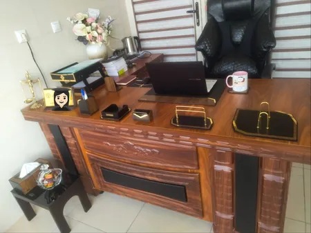 ست لوازم اداری رومیزی مدل آونگ دکو A707 مجموعه 10 عددی