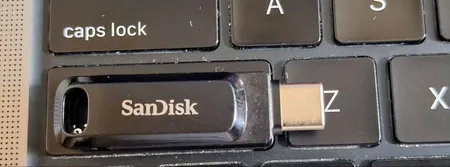 فلش مموری سن دیسک مدل Ultra Dual Drive GO USB Type-C ظرفیت 128گیگابایت