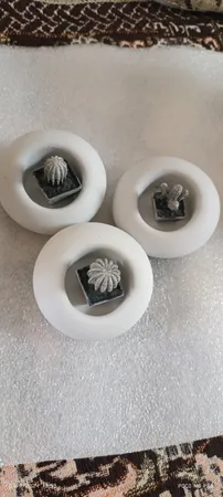 جاشمعی مدل بتنی طرح سنگ بسته 3 عددی