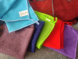 تجریه خرید دستمال آشپزخانه ابراف مدل میکروفایبر AB306 بسته 6 عددی