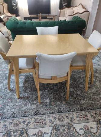 میز و صندلی ناهارخوری 4 نفره گالری آدرینو مدرن کد ۵۰۰۳