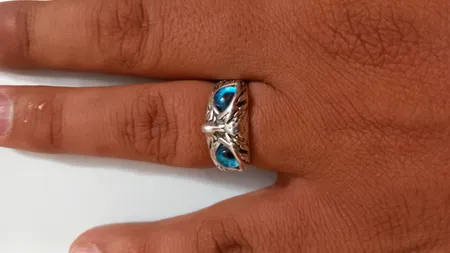 انگشتر مدل جغد چشم خاص کد 684152