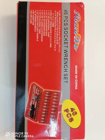 مجموعه 46 عددی آچار و سری بکس و پیچ گوشتی ساتاگود مدل G-10028