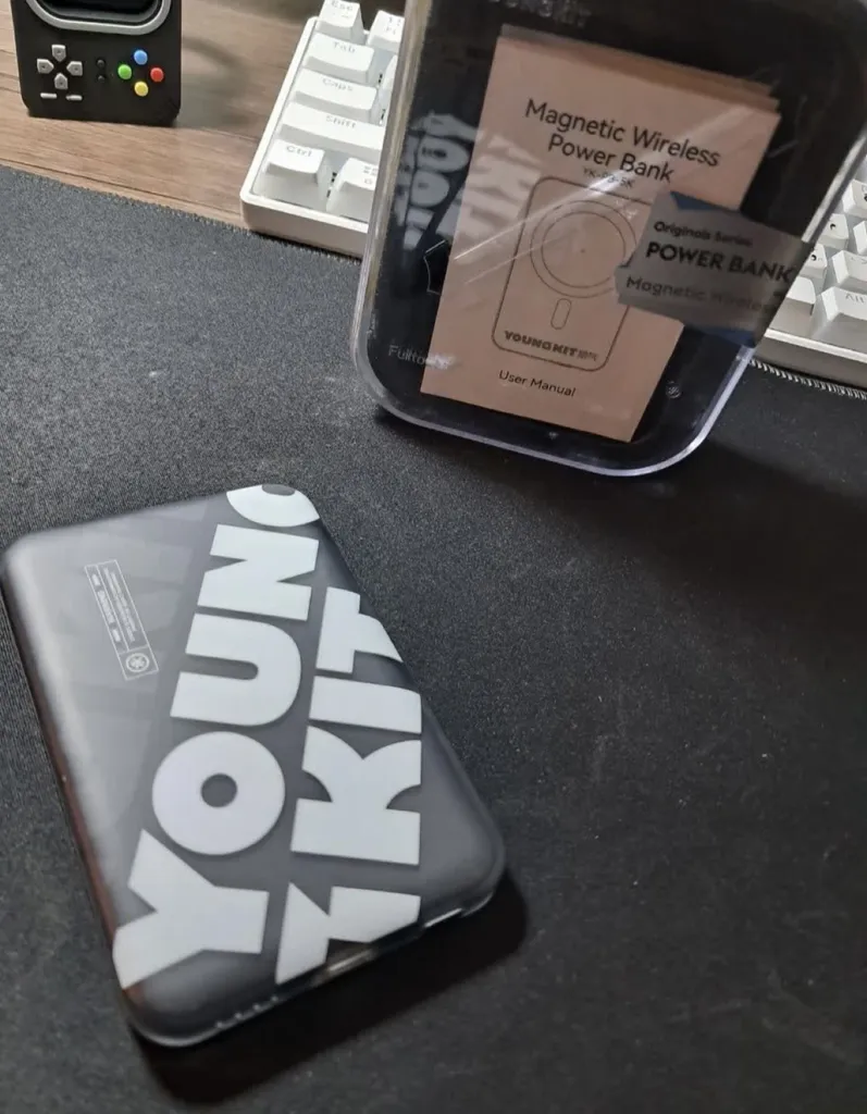 پاوربانک یانگ کیت مدل MagSafe Compatible ظرفیت 5000 میلی آمپر ساعت