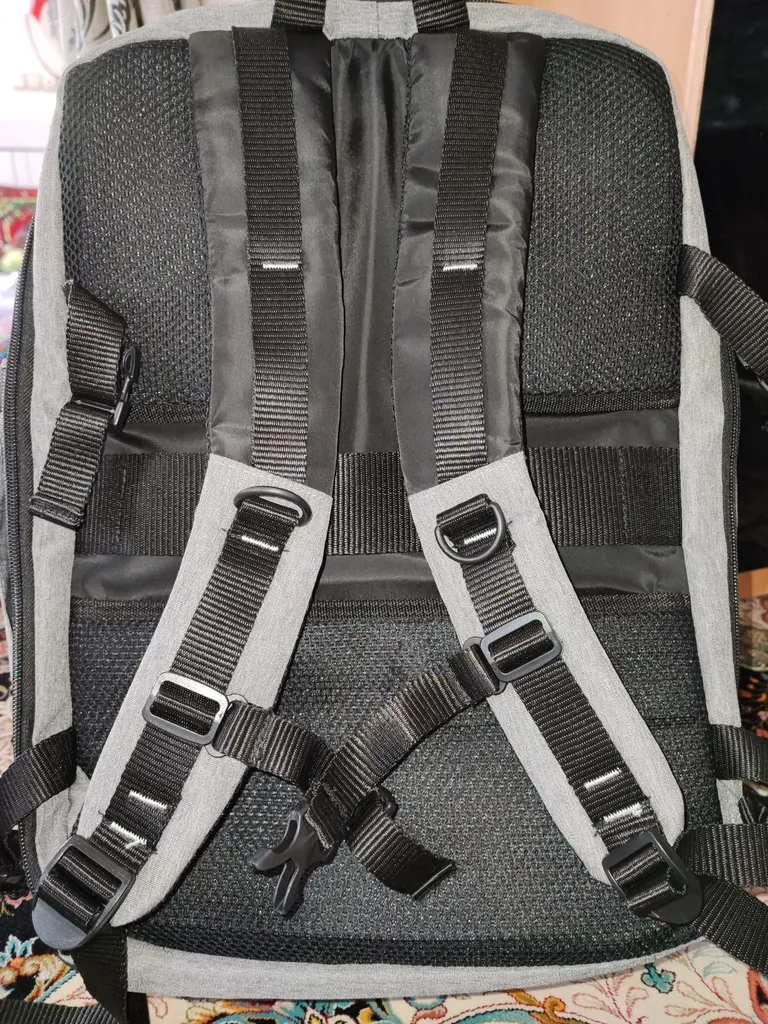 کوله پشتی لپ تاپ برساد مدل Bb 102 plus مناسب برای لپ تاپ 15 تا 17 اینچی