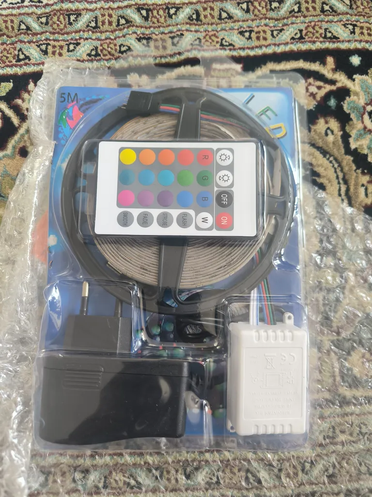 ریسه ال ای دی مدل RGB-remote طول 5 متر