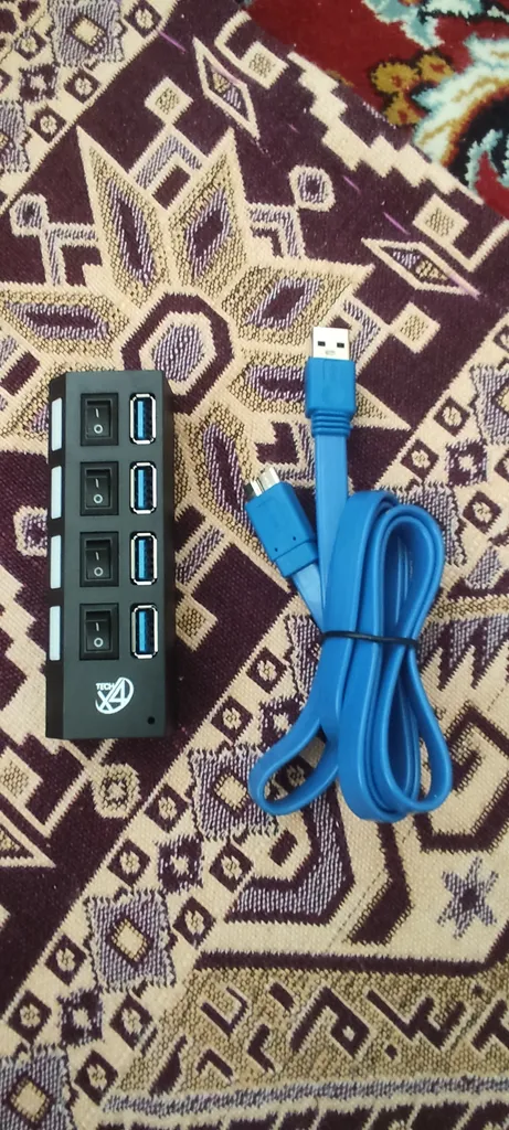 هاب 4 پورت USB 3.0 ایکس فورتک مدل x-401