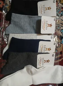 تجریه خرید جوراب ساق بلند زنانه مدل ساده مجموعه 6 عددی