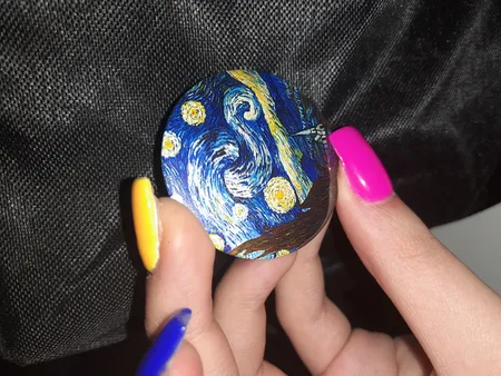 پیکسل طرح شب پر ستاره ونسان ونگوگ کد 10112