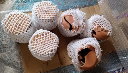 ظرف دیزی سفالی مدل یک نفره بسته 6 عددی