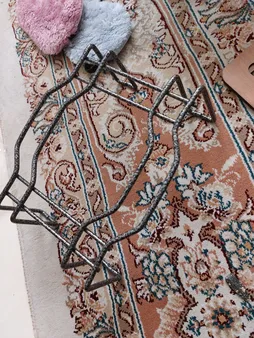 زیر قابلمه و ماهیتابه و اتو و... فلزی مربعی جار