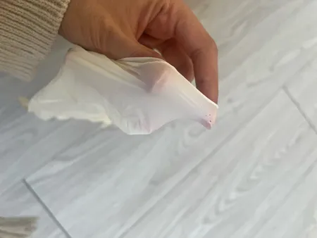 دستکش یکبار مصرف لاتکس حریر مدل OP-PERFECT سایز اسمال بسته 100 عددی