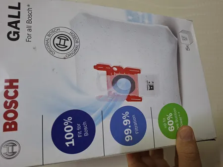 پاکت جاروبرقی بوش مدل G ALL بسته 5 عددی مناسب برای جاروبرقی های بوش تایپ G