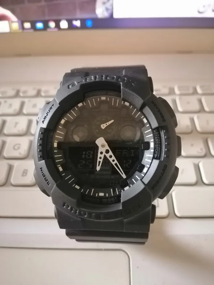 ساعت مچی عقربه ای مردانه کاسیو مدل GA-100-1A1DR