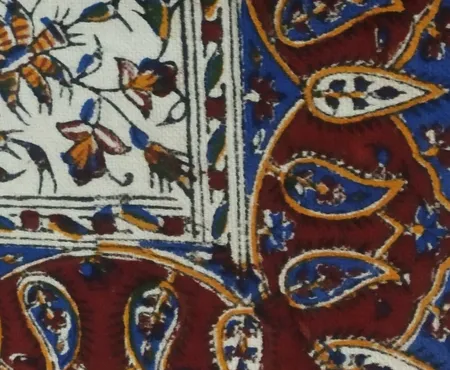 سفره قلمکار عطریان طرح گل کد G381