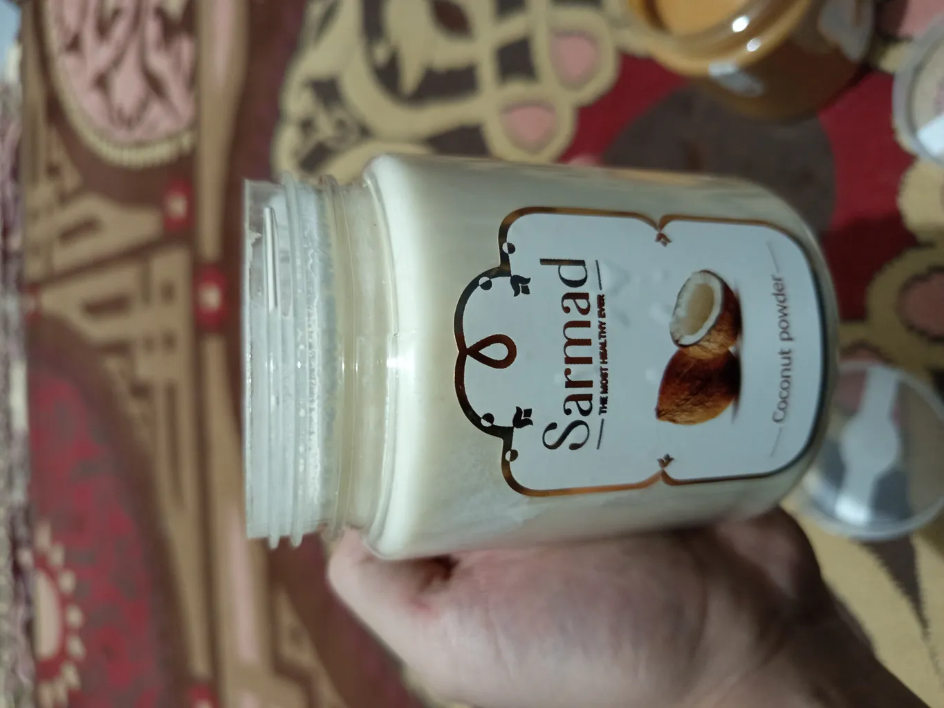 کره بادام زمینی و کره نارگیل سرمد - 1000 گرم بسته 2 عددی