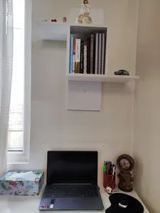 تجریه خرید شلف دیواری فلفور کابینت مدل Mil 70x64 cm