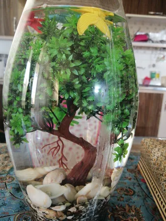 گیاه تزیینی آکواریوم مدل درختچه کد 1