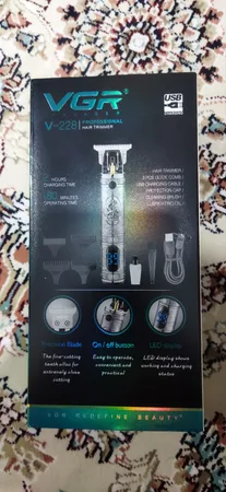 ماشین اصلاح موی سر و صورت وی جی ار مدل V-228