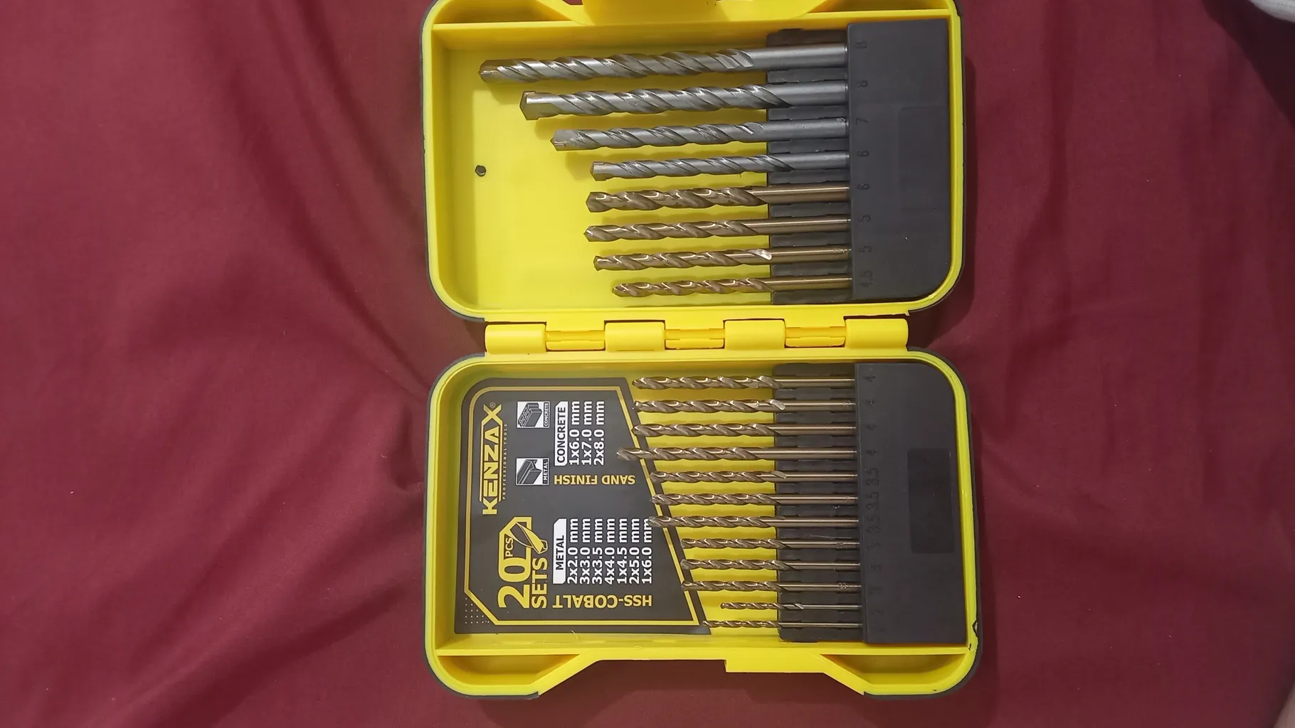 مجموعه 20 عددی مته کنزاکس مدل KDB-120