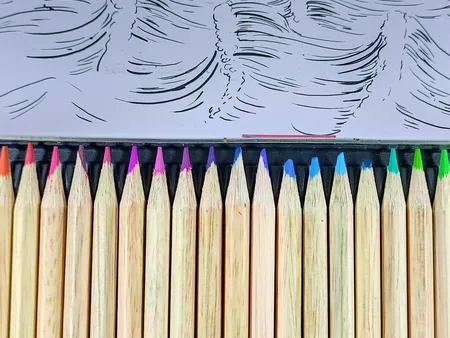 مداد رنگی 36+3 رنگ آریا مدل 3023